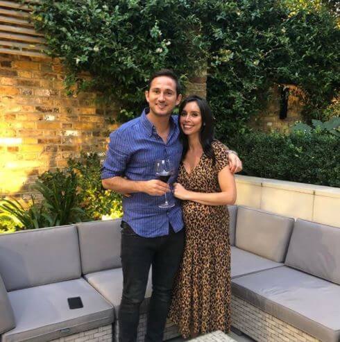 Elen Rivas's ex-fiance, Frank Lampard with his wife, Christine Bleakley.